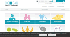 Desktop Screenshot of ooegkk.at